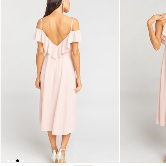 Show Me Your MuMu blush midi dress size S - Picture 3 of 5